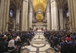 El jubileo de los escolares en la Catedral de Sevilla