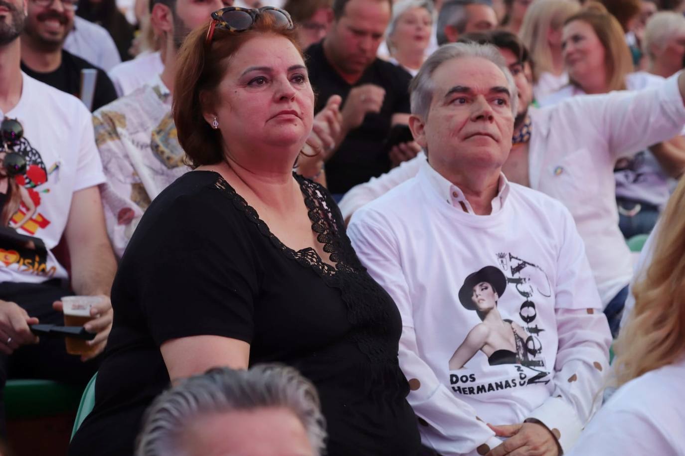 Numeroso público en el Auditorio Municipal 'Los del Río' donde se está retransmitiendo la gala de Eurovisión