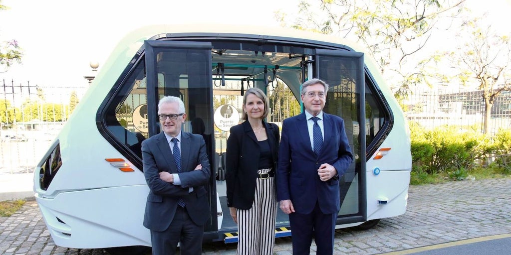 Así es el nuevo vehículo autónomo que circulará por el distrito portuario de Sevilla