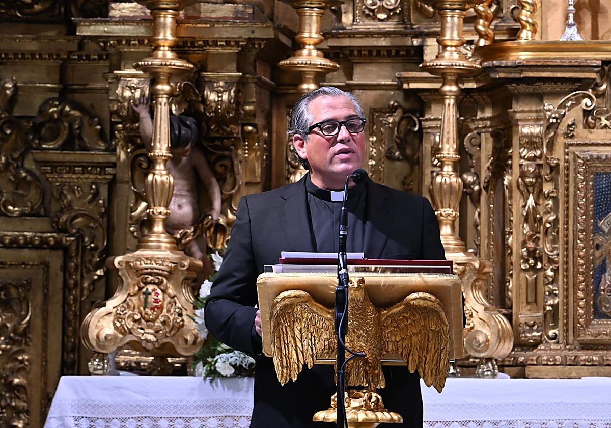 Jaime Conde en los Juegos Florales de la Vera Cruz