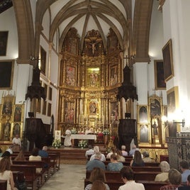 Misa en la parroquia de San Pedro
