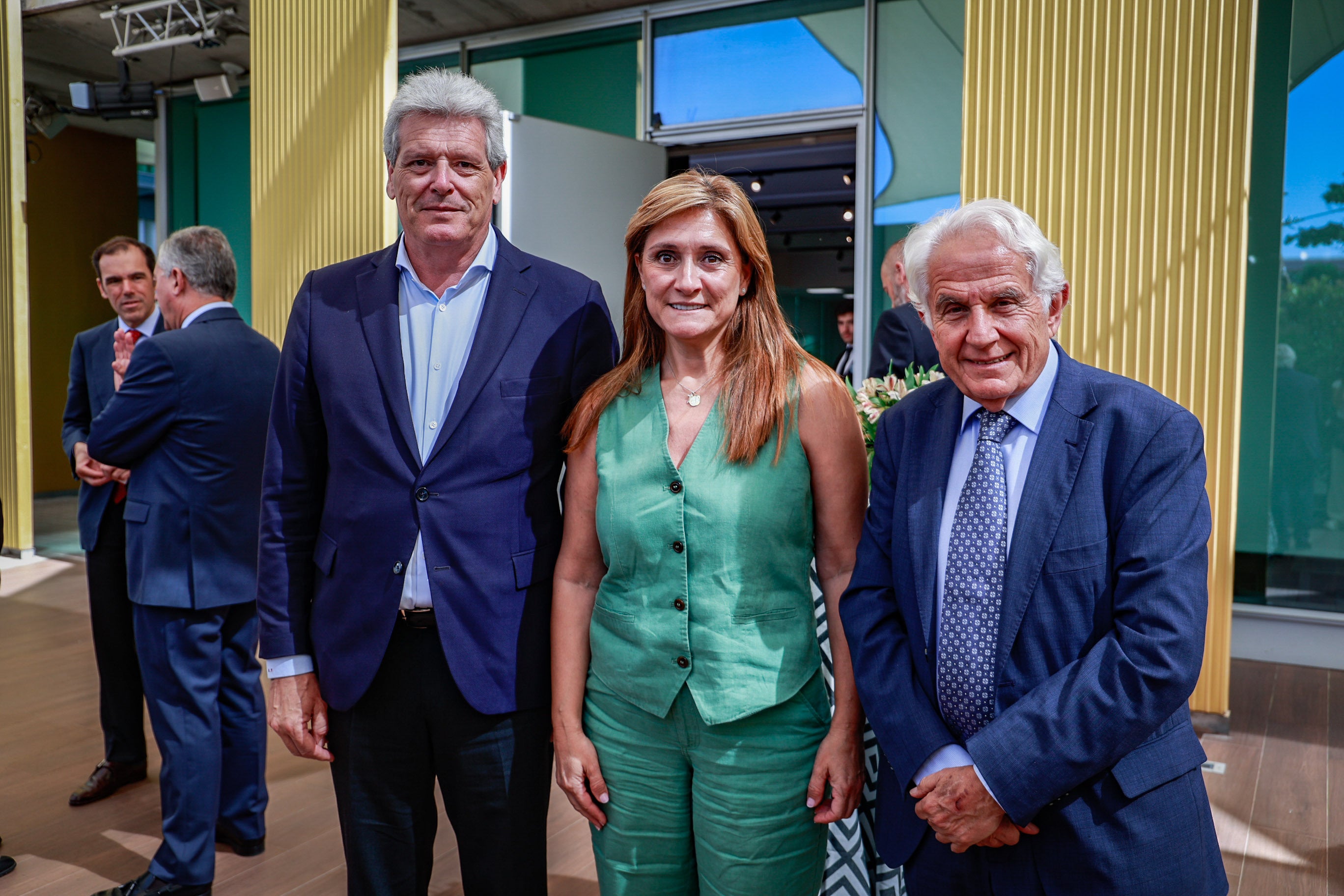 Ricardo Tarno, Ana Delgado y Antonio Pascual