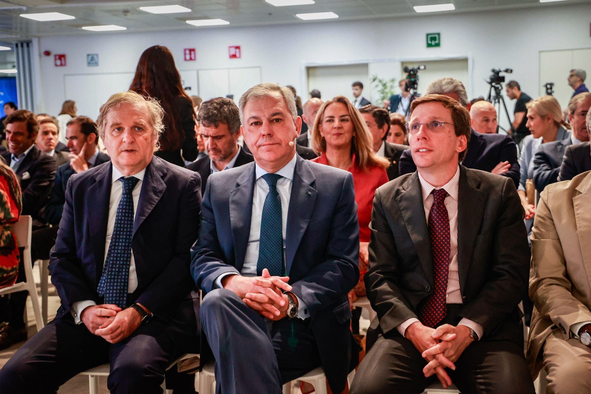 Ignacio Ybarra, José Luis Sanz y José Luis Martínez-Almeida