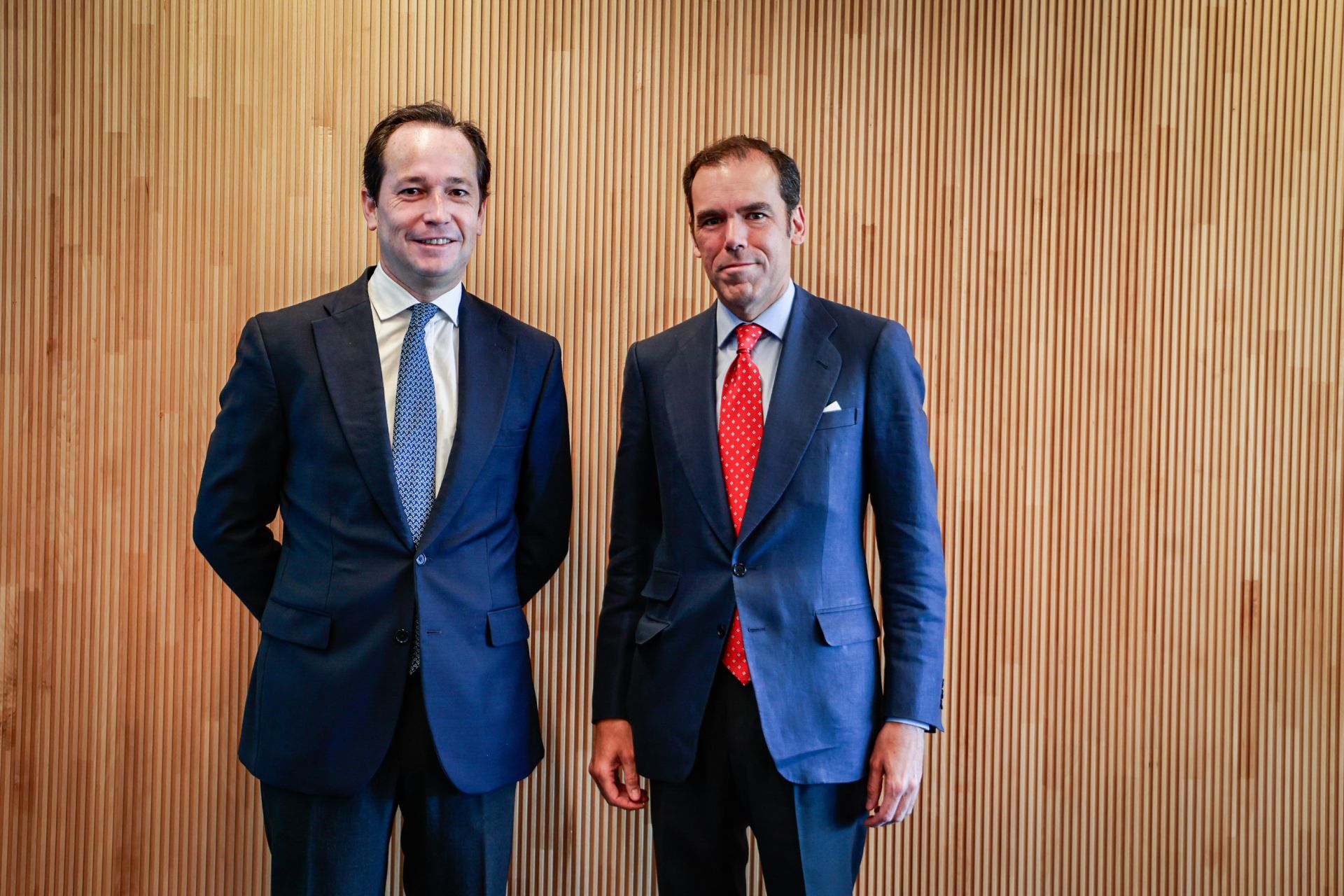 Miguel Lasso de la Vega y Rafael Benjumea 