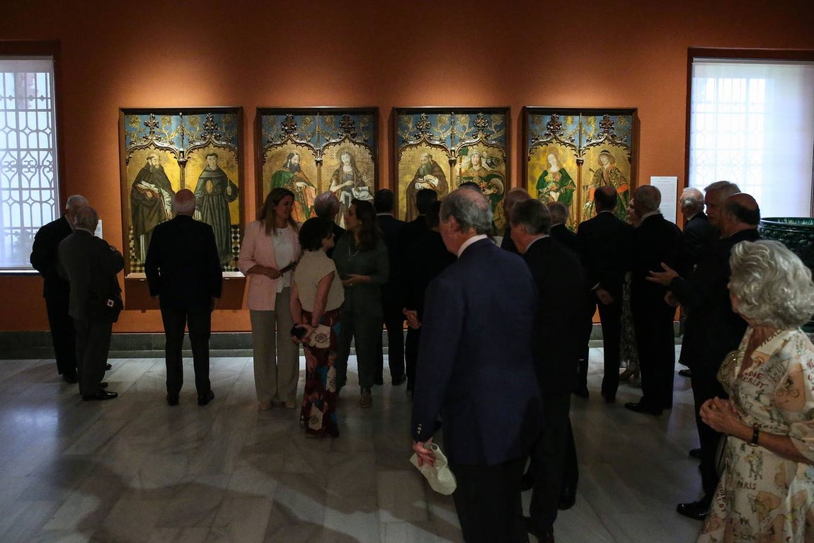 Un momento del acto celebrado en el museo de Bellas Artes de Sevilla