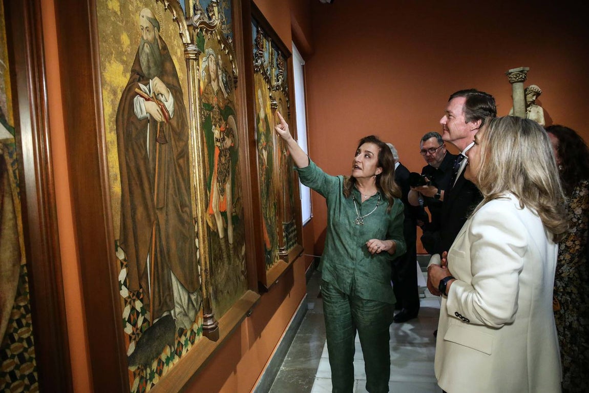 Un momento del acto celebrado en el museo de Bellas Artes de Sevilla