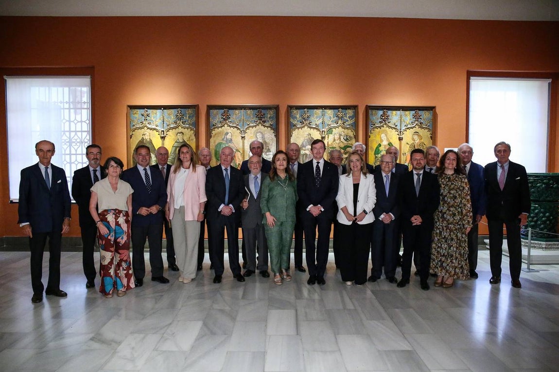 Un momento del acto celebrado en el museo de Bellas Artes de Sevilla