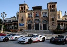 Las imágenes de los Ferrari Cavalcade en el parque de María Luisa de Sevilla