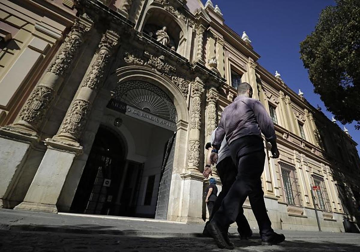 Fachada principal del Museo de Bellas Artes de Sevilla
