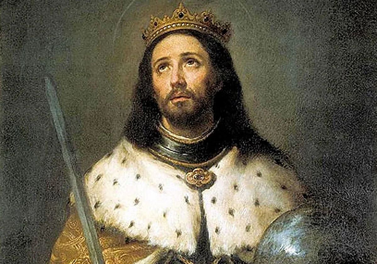Rey San Fernando según los pinceles del pintor sevillano Bartolomé Esteban Murillo