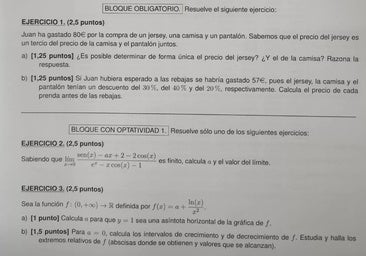 Así ha sido el examen de Matemáticas II en la Selectividad 2025 en Andalucía