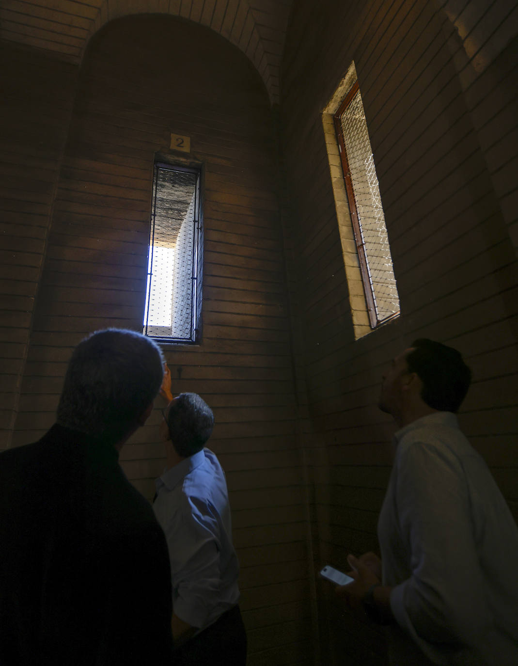 Mirador restaurado en la Giralda de Sevilla