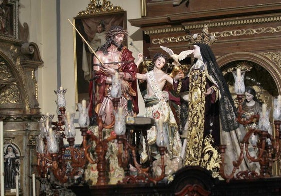 El paso de Santa Teresa que se trasladó a un altar del Corpus en 2015