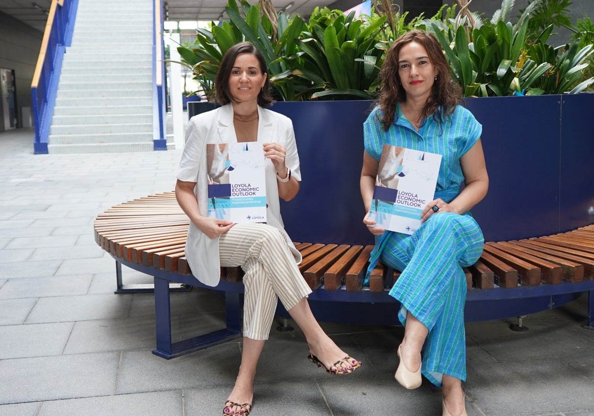 Directoras del informe, María del Carmen Delgado y Laura Padilla