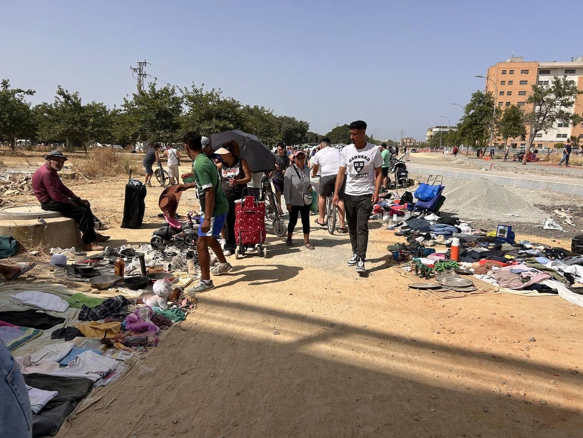 El mercadillo de los domingos en Su Eminencia es un ejemplo de venta ilegal y sin control en la zona