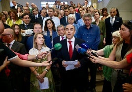 Concentración de jueces y fiscales en protesta por los proyectos de ley del Gobierno, en imágenes