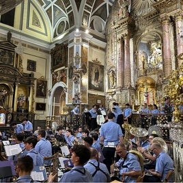 Concierto de la banda de la Cruz Roja en el Santo Ángel