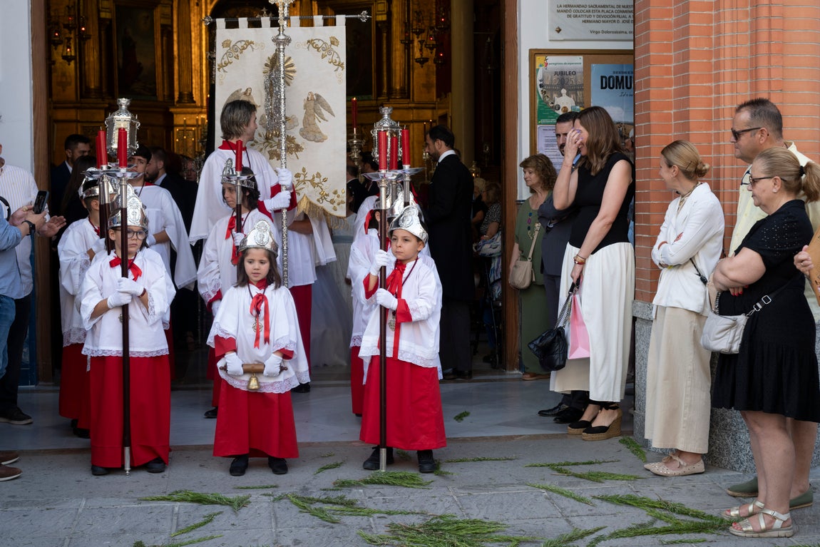 Las imágenes de las procesiones sacramentales del domingo de la Santísima Trinidad