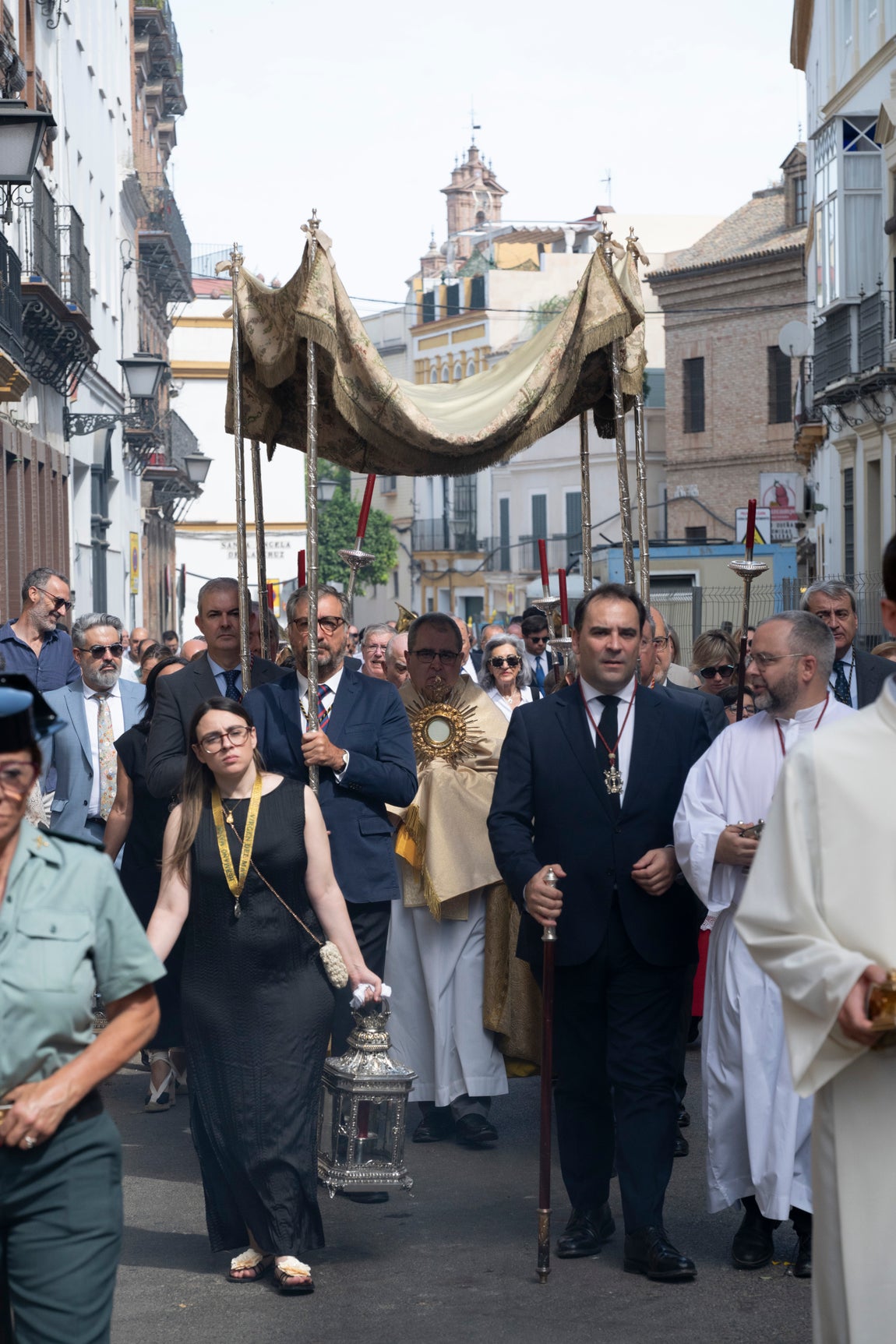 Las imágenes de las procesiones sacramentales del domingo de la Santísima Trinidad