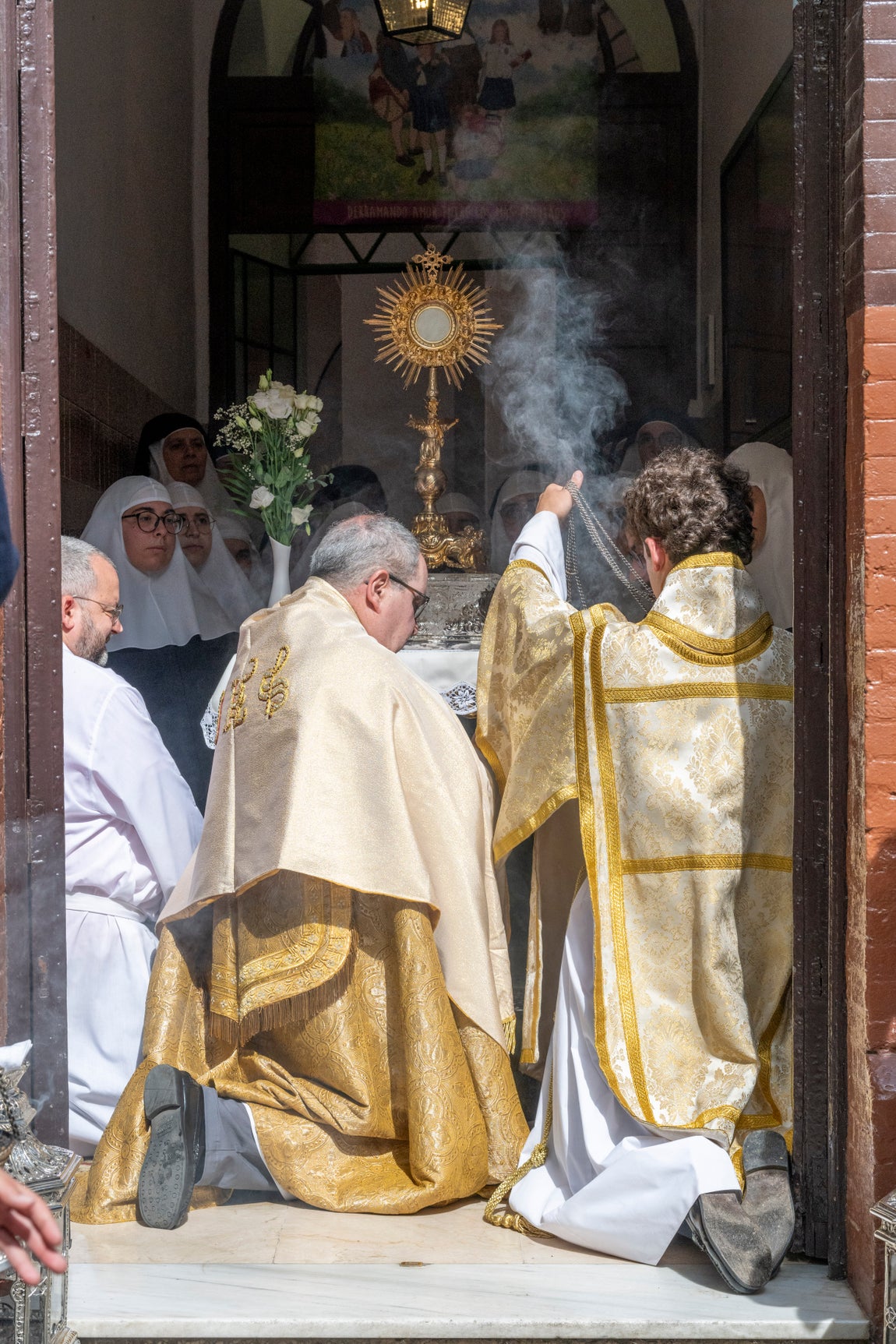 Las imágenes de las procesiones sacramentales del domingo de la Santísima Trinidad