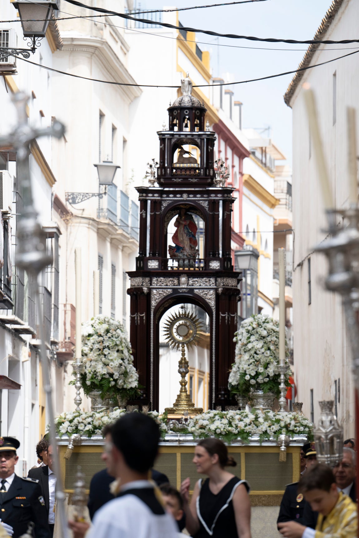 Las imágenes de las procesiones sacramentales del domingo de la Santísima Trinidad