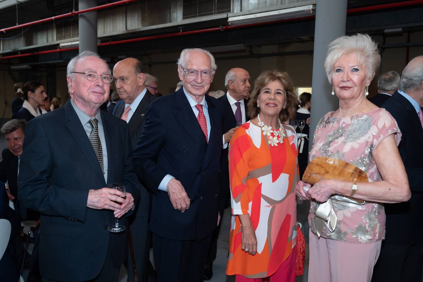 Luis Fernando Gómez-Stern, Andrés Amorós, Pilar Recasens y Auxiliadora Cuaresma