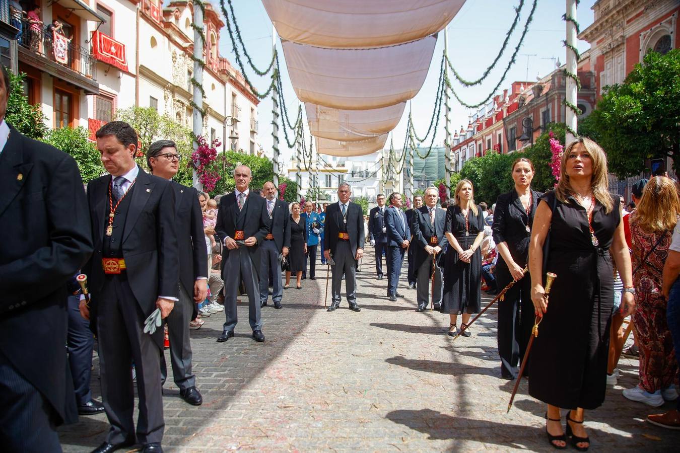 Procesión del Corpus en los alrededores de la Catedral