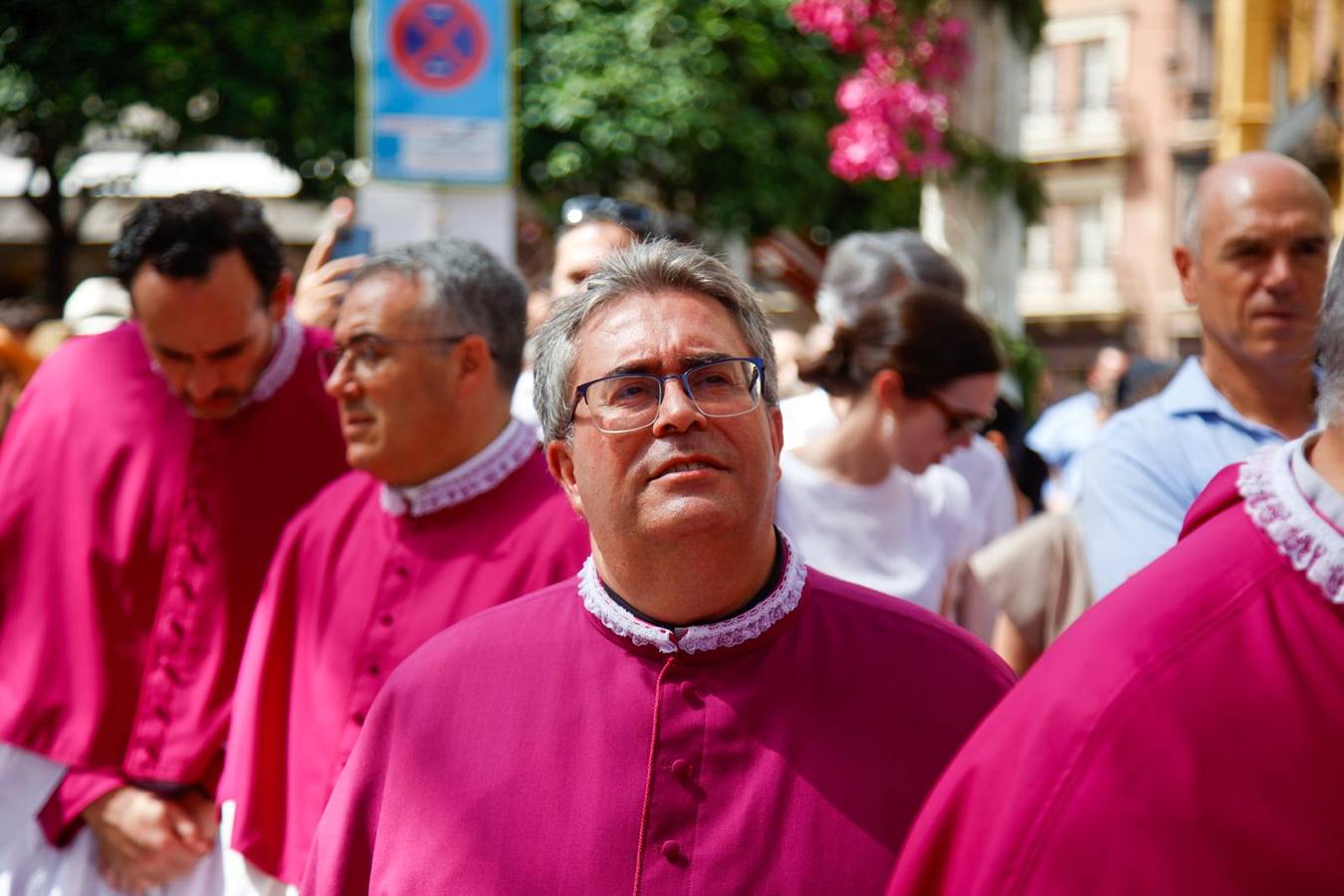 Procesión del Corpus en los alrededores de la Catedral