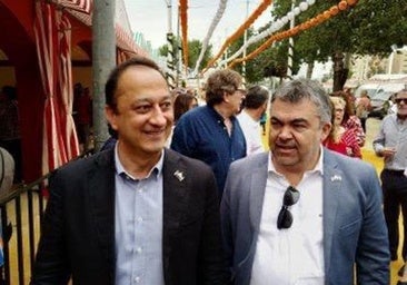Gómez de Celis invitó varias veces a Santos Cerdán a su caseta de la Feria de Sevilla