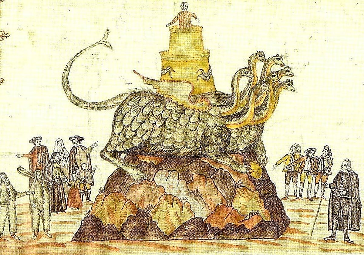 La Tarasca, el dragón de siete cabezas que abría la procesión del Corpus Christi en Sevilla