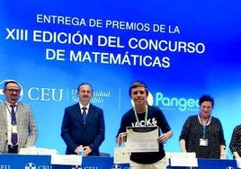 Un alumno del colegio Altair, segundo en la final nacional del Concurso Matemático Pangea