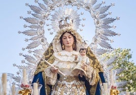Coria del Río corona este sábado a su patrona, la Virgen de la Estrella