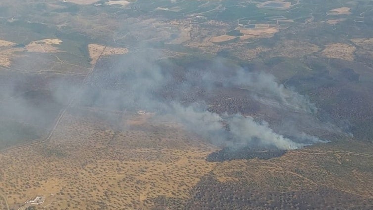 Estabilizado un incendio declarado en Castilblanco de los Arroyos