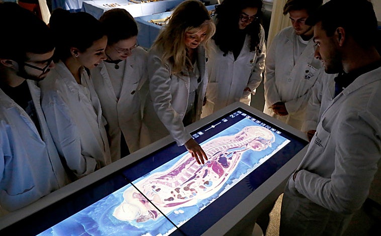 Imagen principal - El moderno hospital de simulación de la Universidad CEU Fernando III estará listo para el curso 2025/26