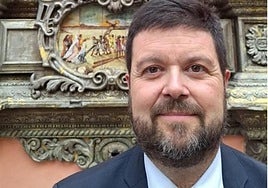 Pedro Avendaño, candidato a hermano mayor de la Exaltación