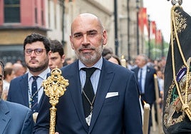 José Ramón Losada , candidato a hermano mayor en la Soledad de San Buenaventura: «En 2027 estrenaremos los candelabros y las maniguetas del paso»