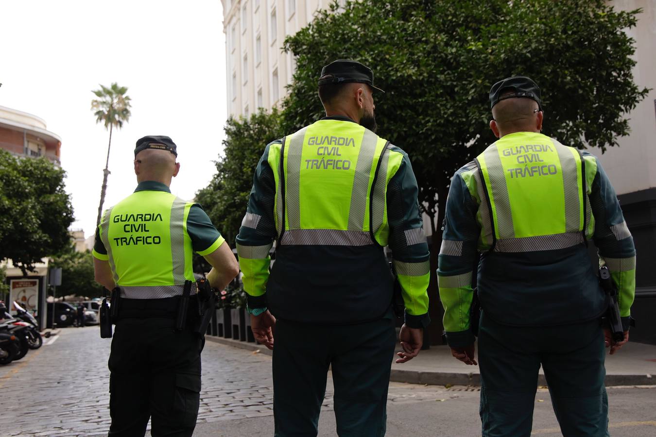 Miembros de la Policía Local y Nacional así como equipos de la Guardia Civil han tomado Sevilla para la Cumbre de la ONU