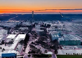 El Distrito Aeroespacial de Sevilla: 24.000 viviendas, zona productiva y una laguna