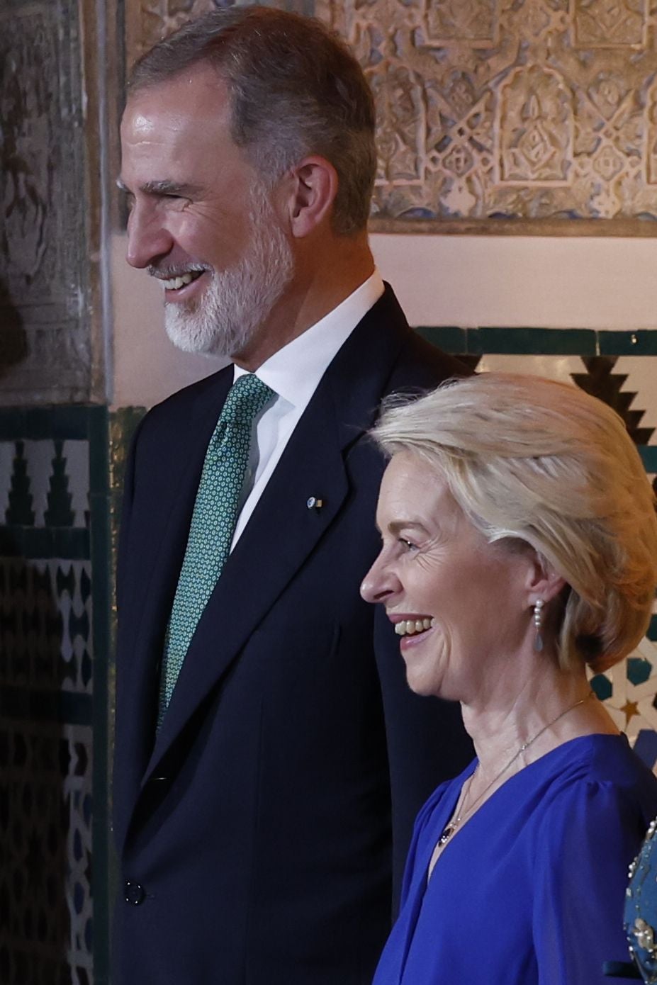 El rey Felipe VI y la presidenta de la Comisión Europea, Ursula von der Leyen