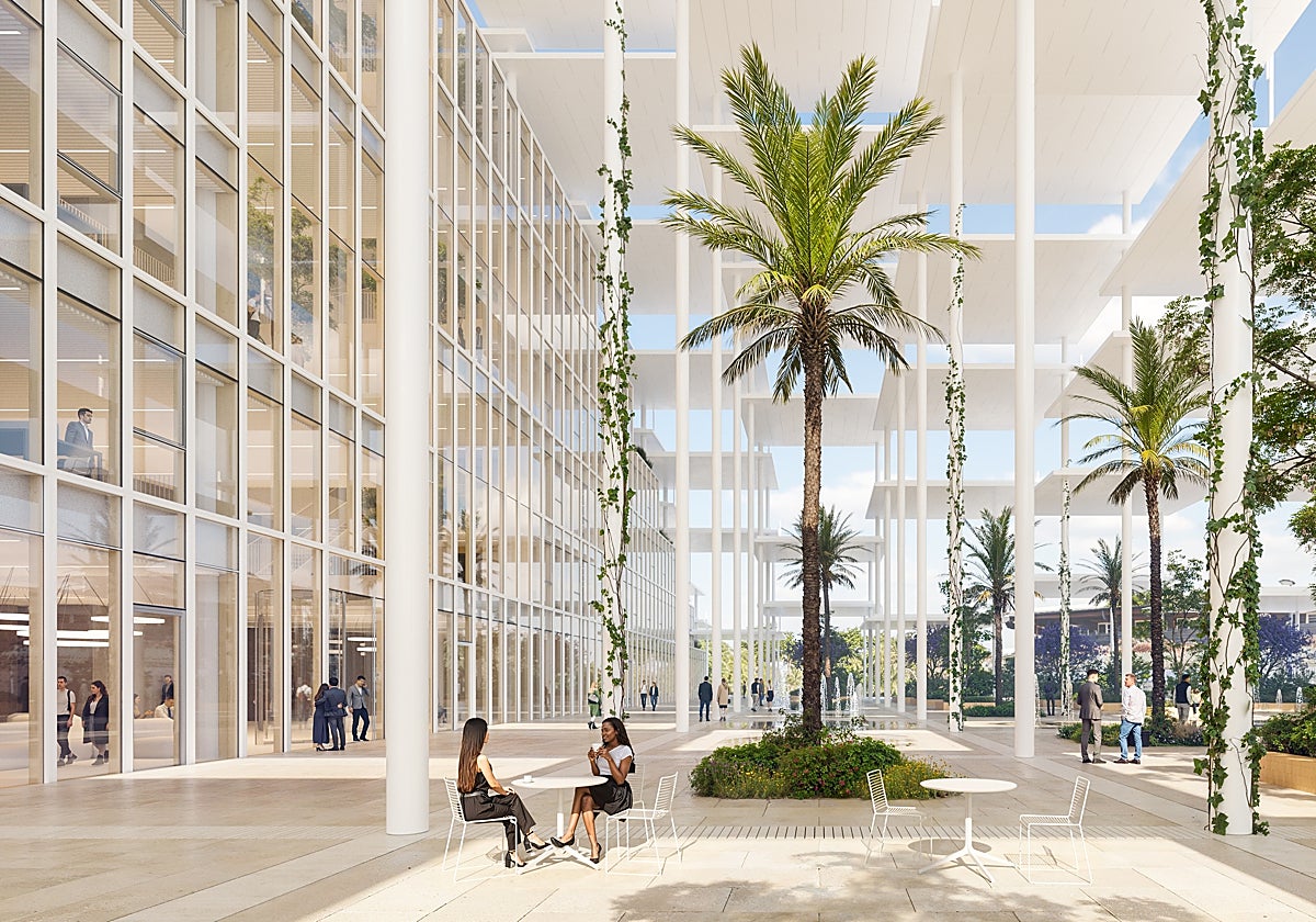 Recreación del futuro edifico del JRC