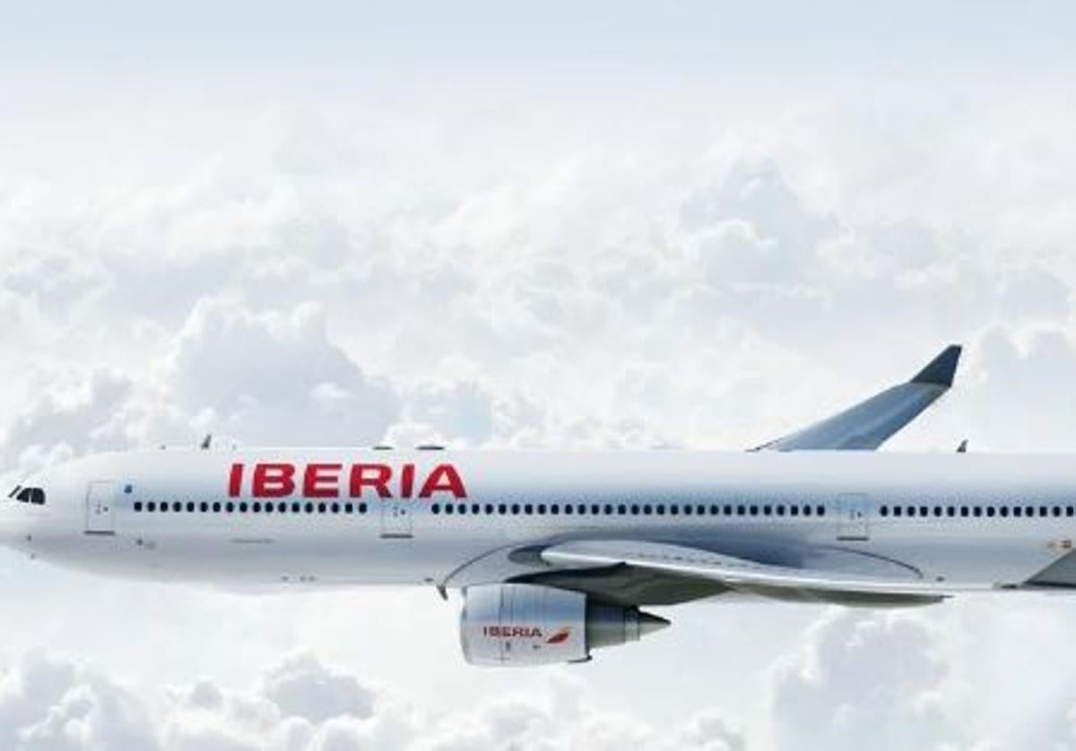 Un avión de Iberia