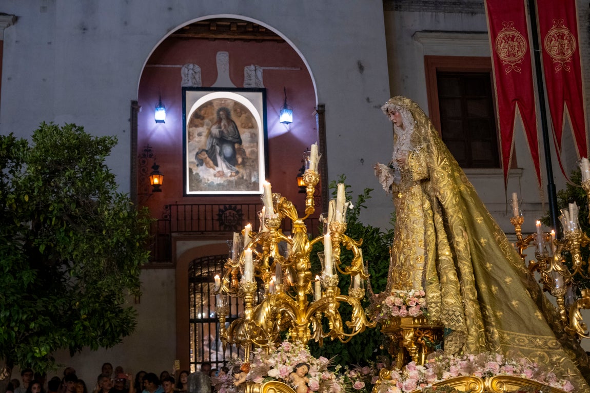 El traslado de la Virgen del Rocío a la Catedral, en imágenes