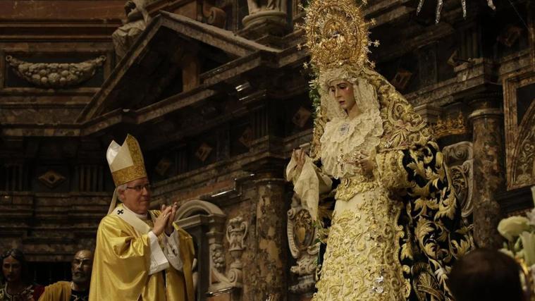 La Virgen del Rocío de la Redención ya está coronada: «Un acontecimiento de gracia»