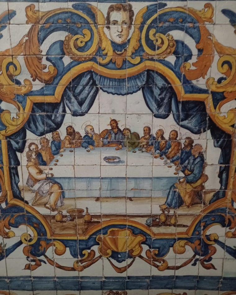La última Cena en la capilla del Nazareno de Rota