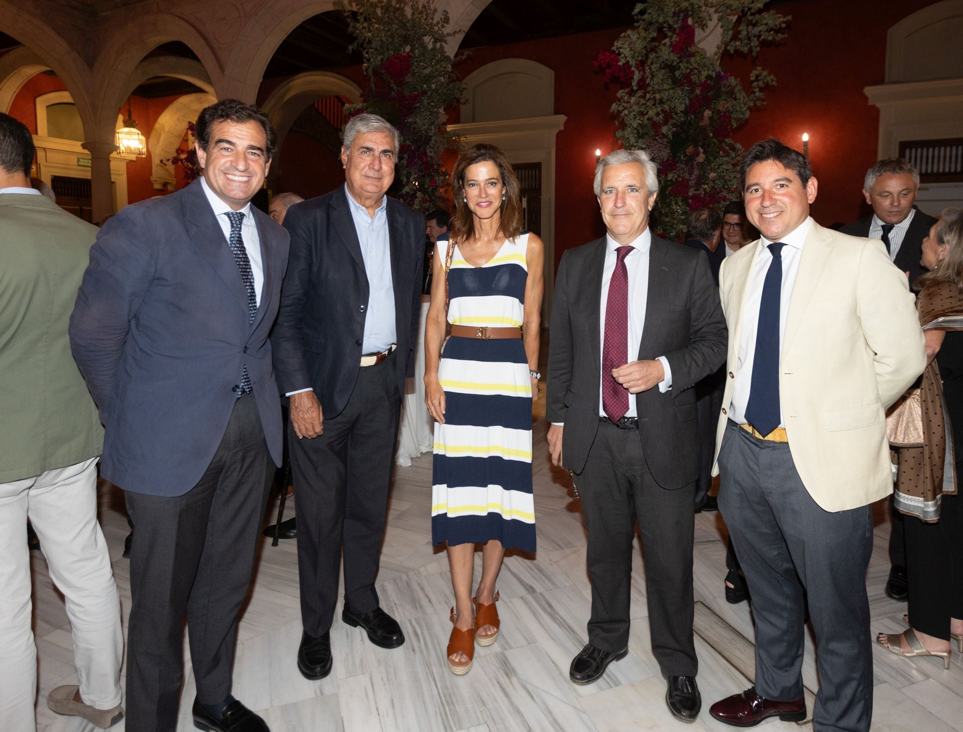 Rafael Monsalve, Jerónimo Zamora, María Laffitte, Manuel Guardiola y Alfonso Choza