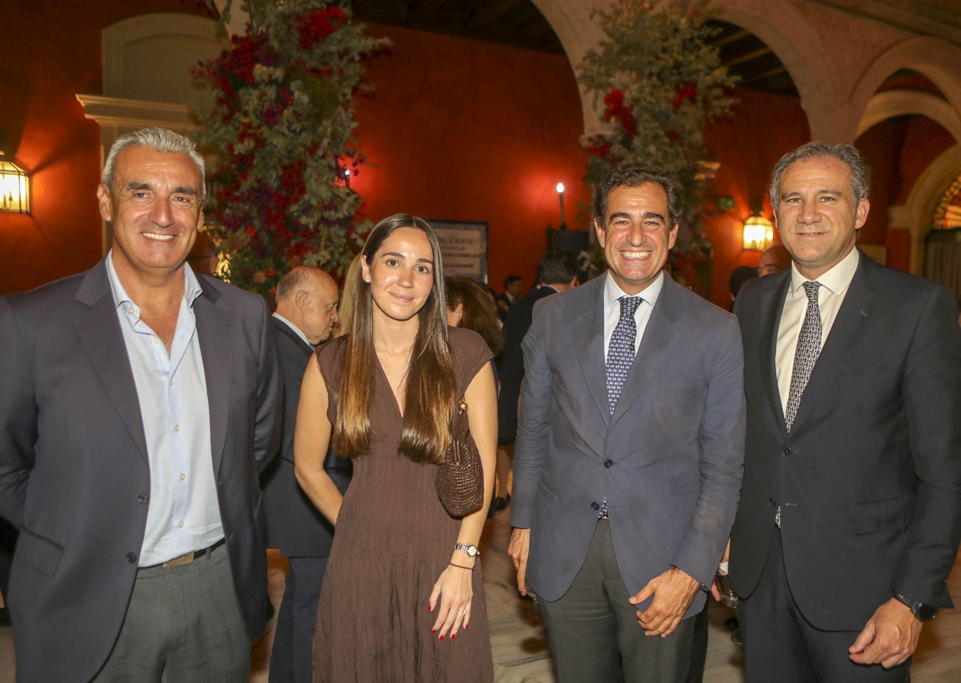 Carlos García-Quilez, Carolina Morales, Rafael Monsalve y José Moya