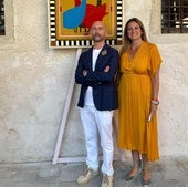 Angie Moreno junto a Alberto Cavalli, director ejecutivo de la Fundación Michelangelo
