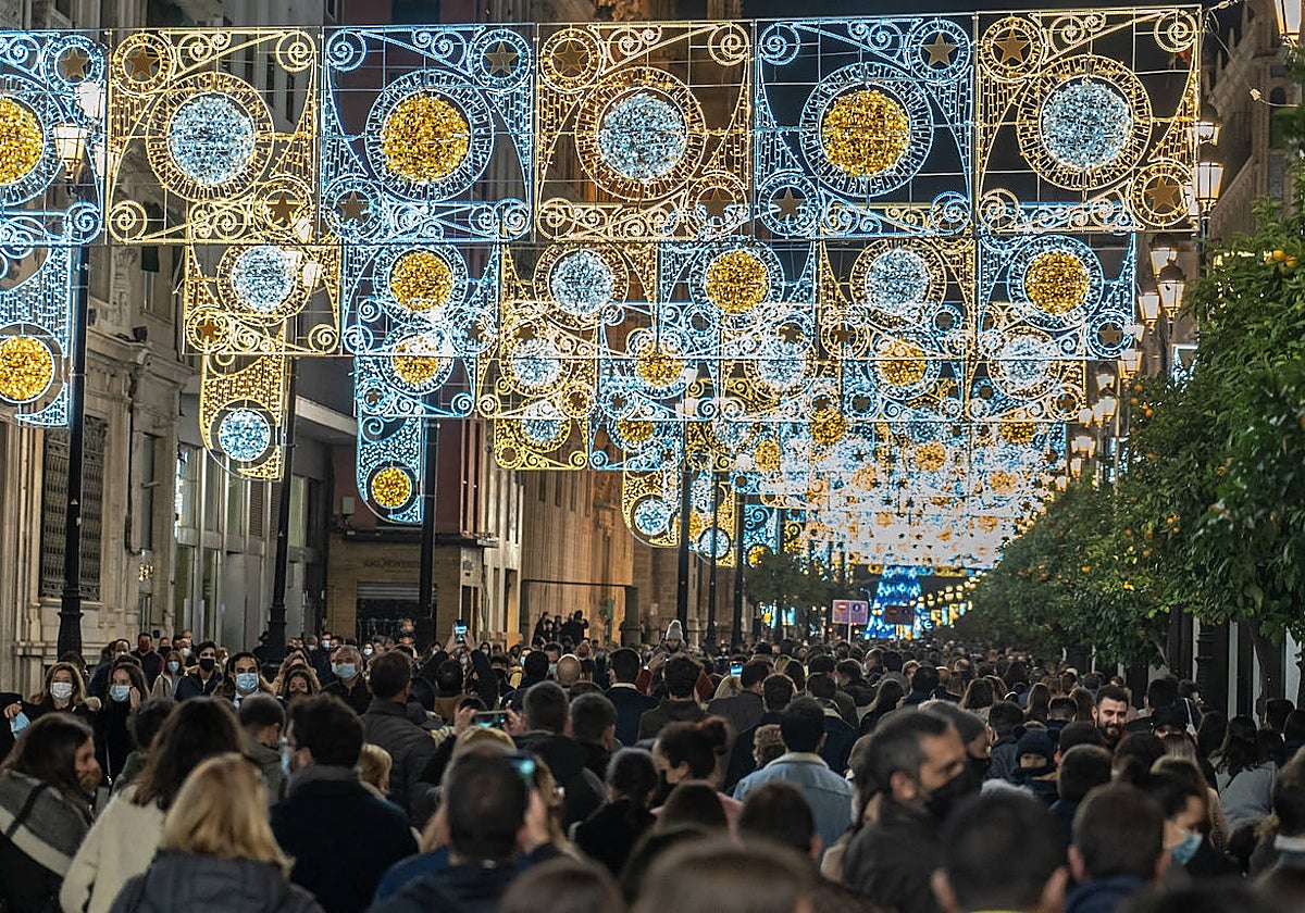 Luces de la Avenida de la Constitución