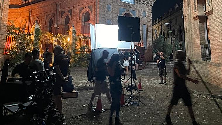 Rodaje de 'Constantinople' en el colegio Ortiz de Zúñiga