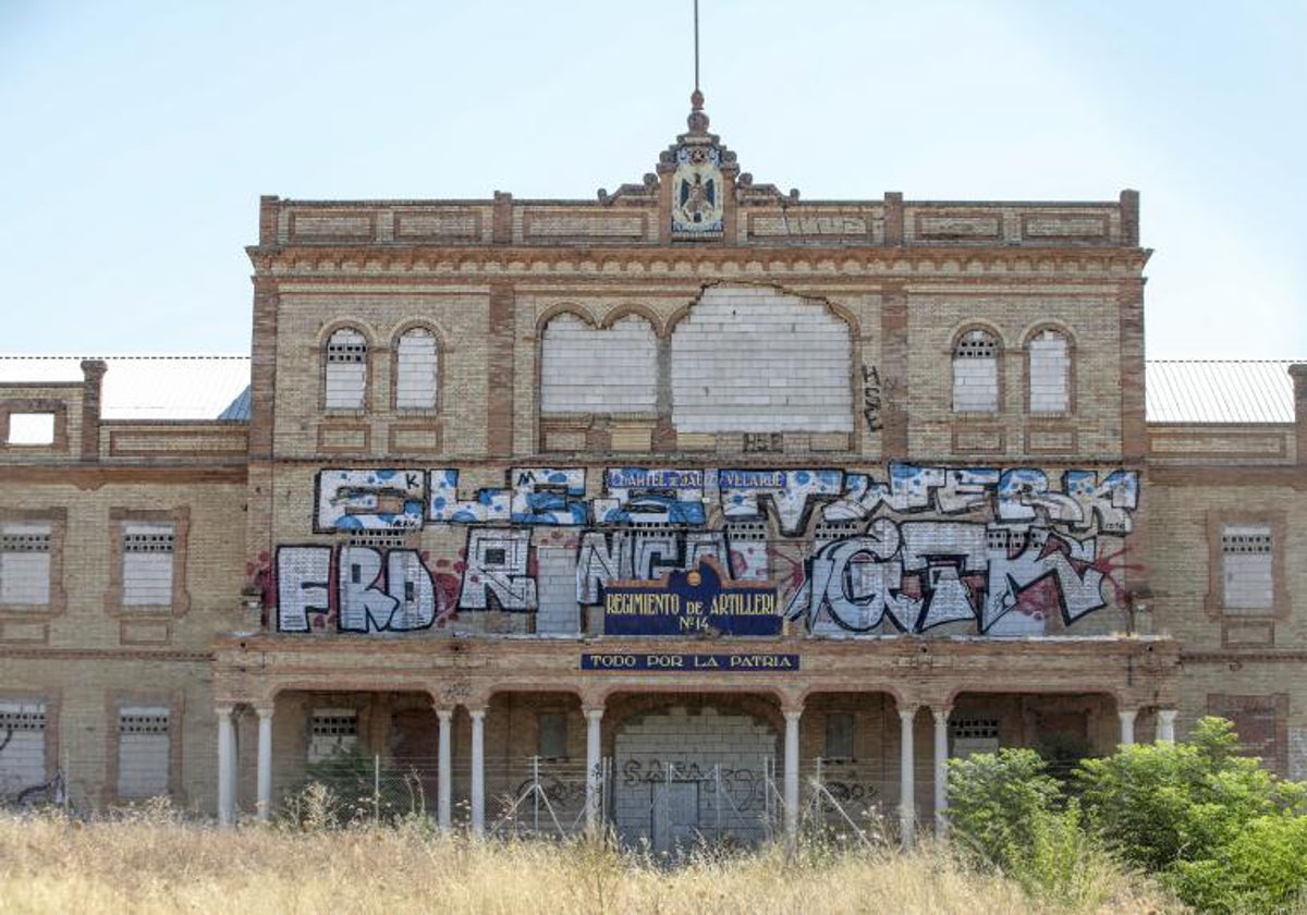 Antiguo cuartel de Artillería 'Daoiz y Velarde', en cuyo entorno se van a construir las 948 nuevas viviendas